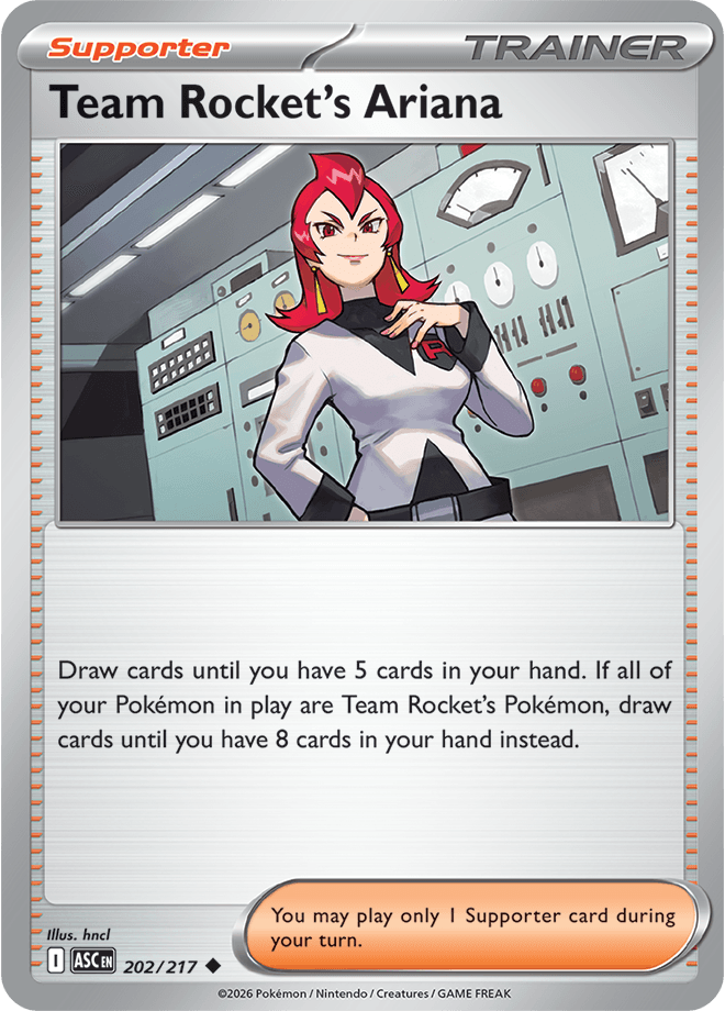 Ascended Heroes Team Rocket's Ariana