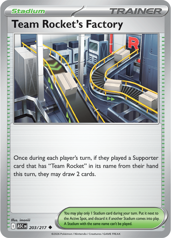 Ascended Heroes Team Rocket's Factory