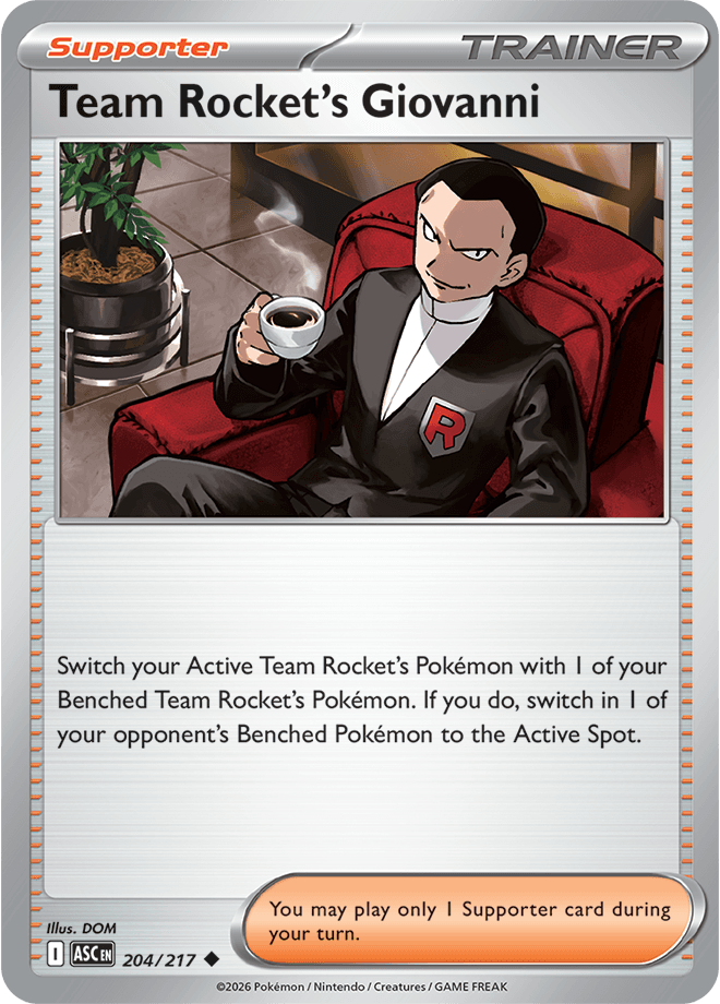 Ascended Heroes Team Rocket's Giovanni
