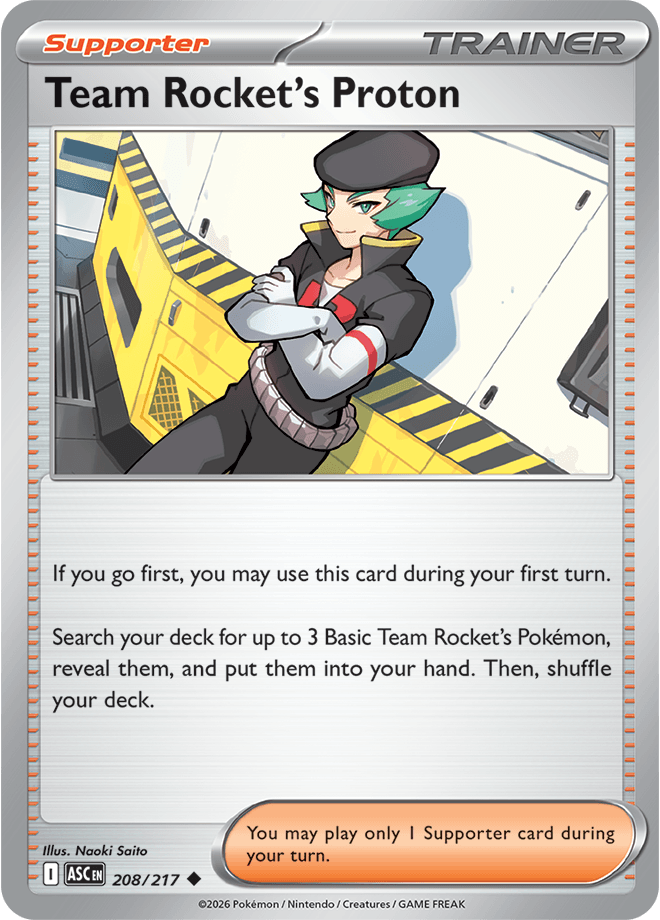 Ascended Heroes Team Rocket's Proton