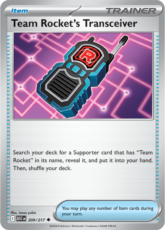 Ascended Heroes Team Rocket's Transceiver