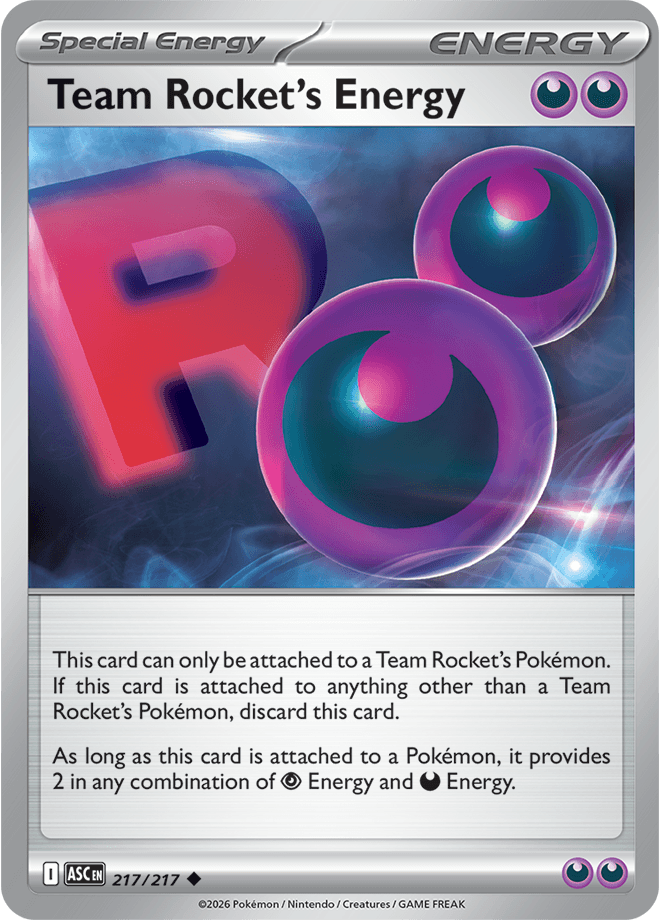 Ascended Heroes Team Rocket's Energy