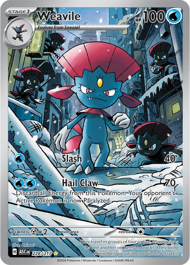 Ascended Heroes Weavile