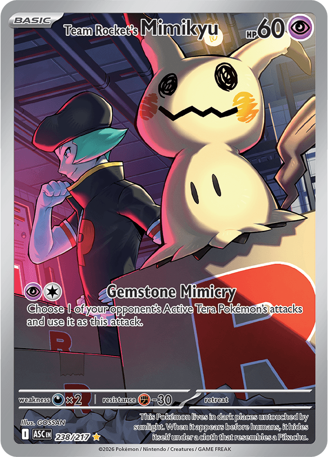 Ascended Heroes Team Rocket's Mimikyu