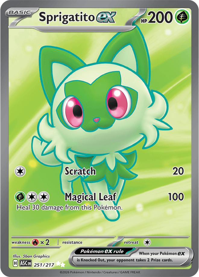 Ascended Heroes Sprigatito ex