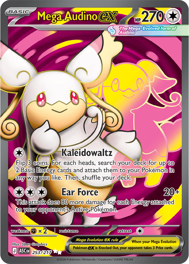 Ascended Heroes Mega Audino ex