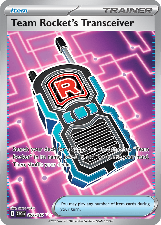 Ascended Heroes Team Rocket's Transceiver