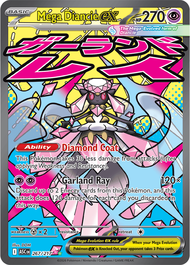 Ascended Heroes Mega Diancie ex