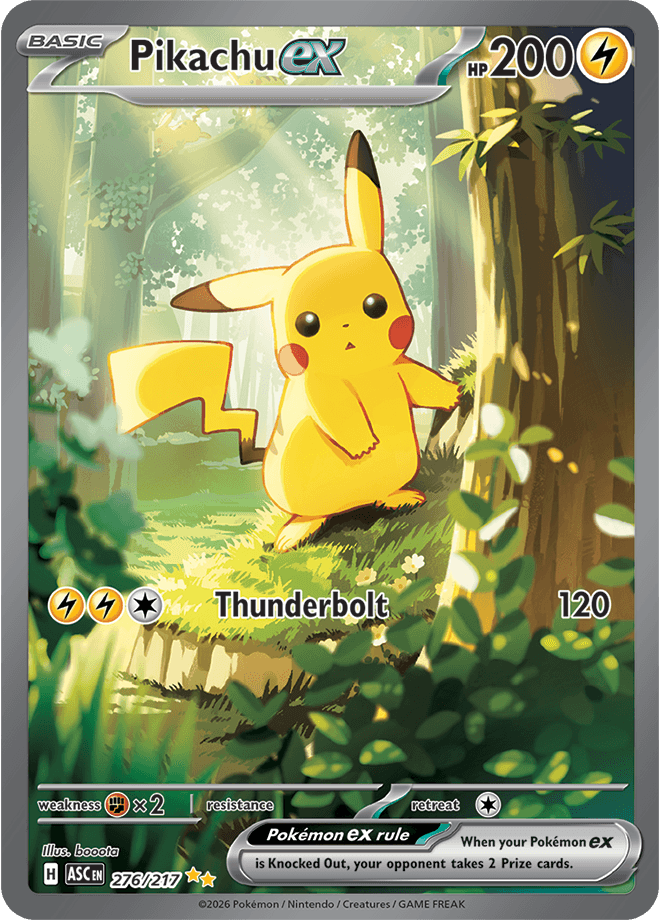 Ascended Heroes Pikachu ex