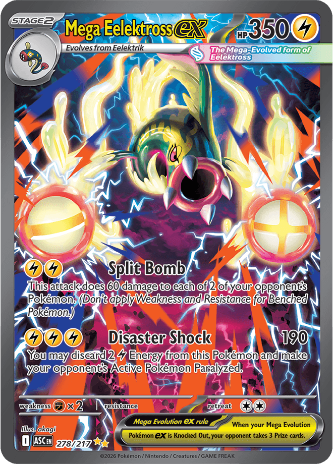 Ascended Heroes Mega Eelektross ex