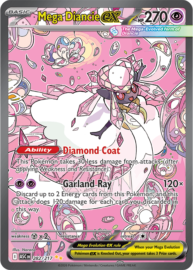 Ascended Heroes Mega Diancie ex