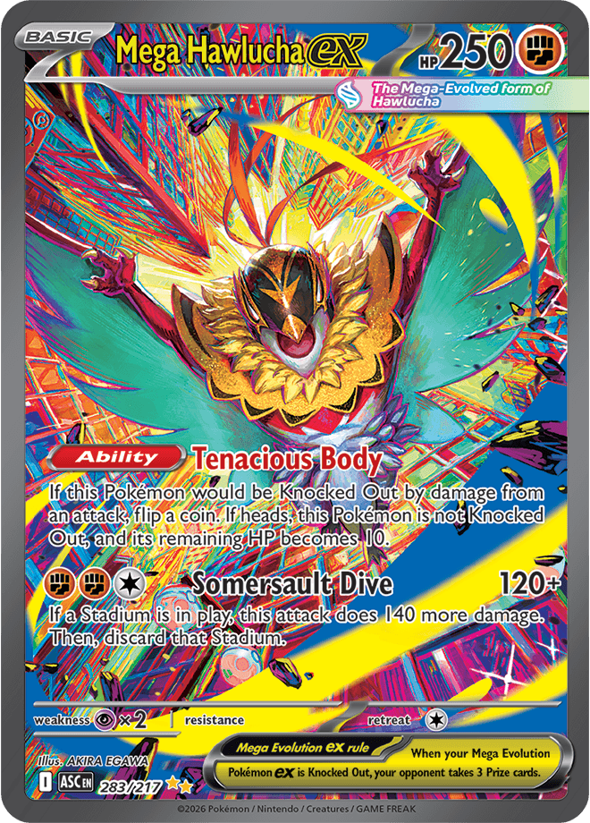 Ascended Heroes Mega Hawlucha ex