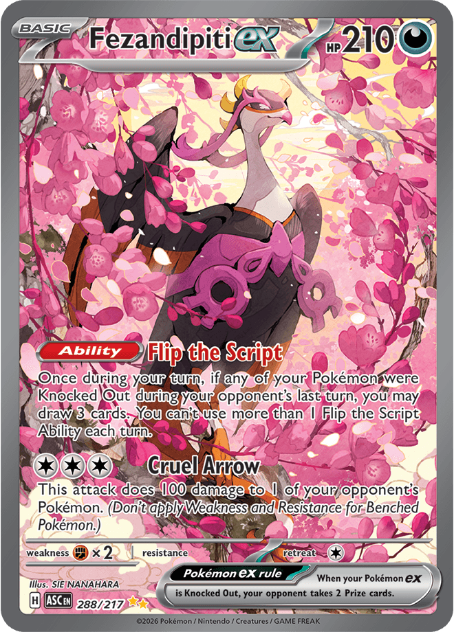 Ascended Heroes Fezandipiti ex