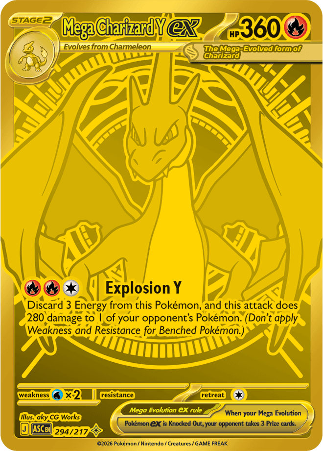 Ascended Heroes Mega Charizard Y ex