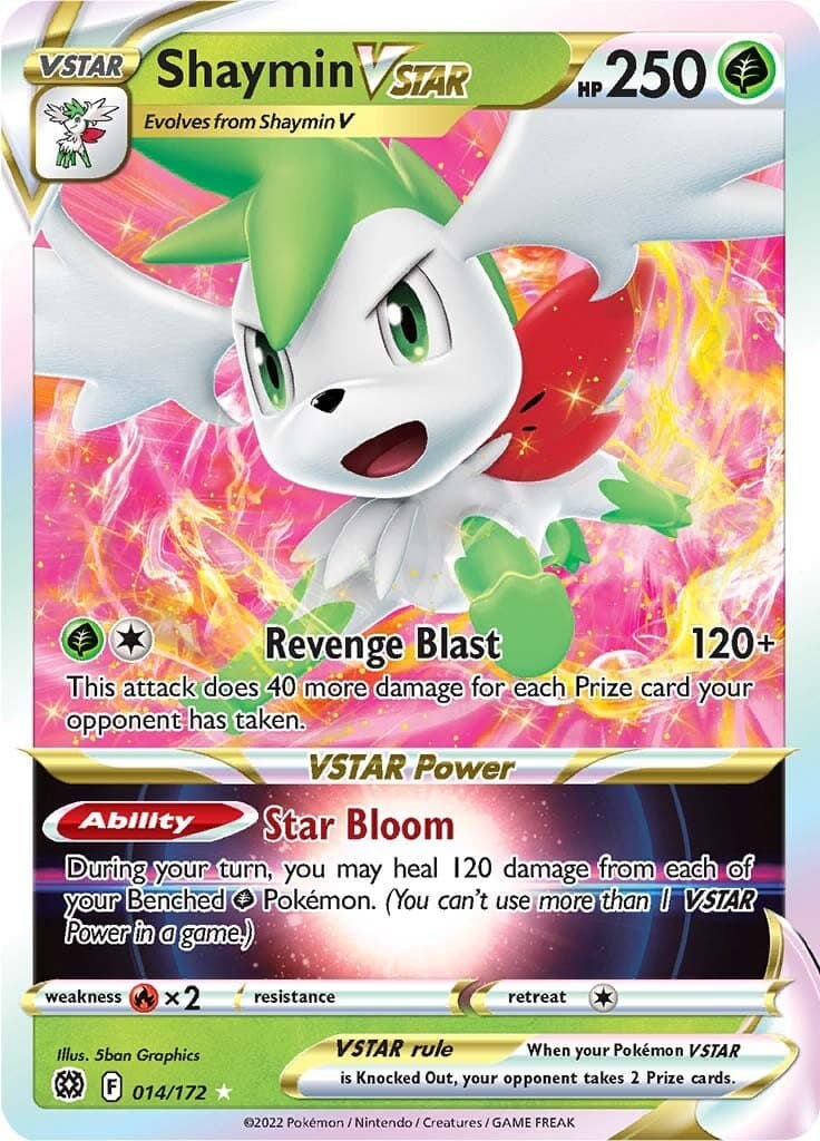 Brilliant Stars Shaymin VSTAR 014