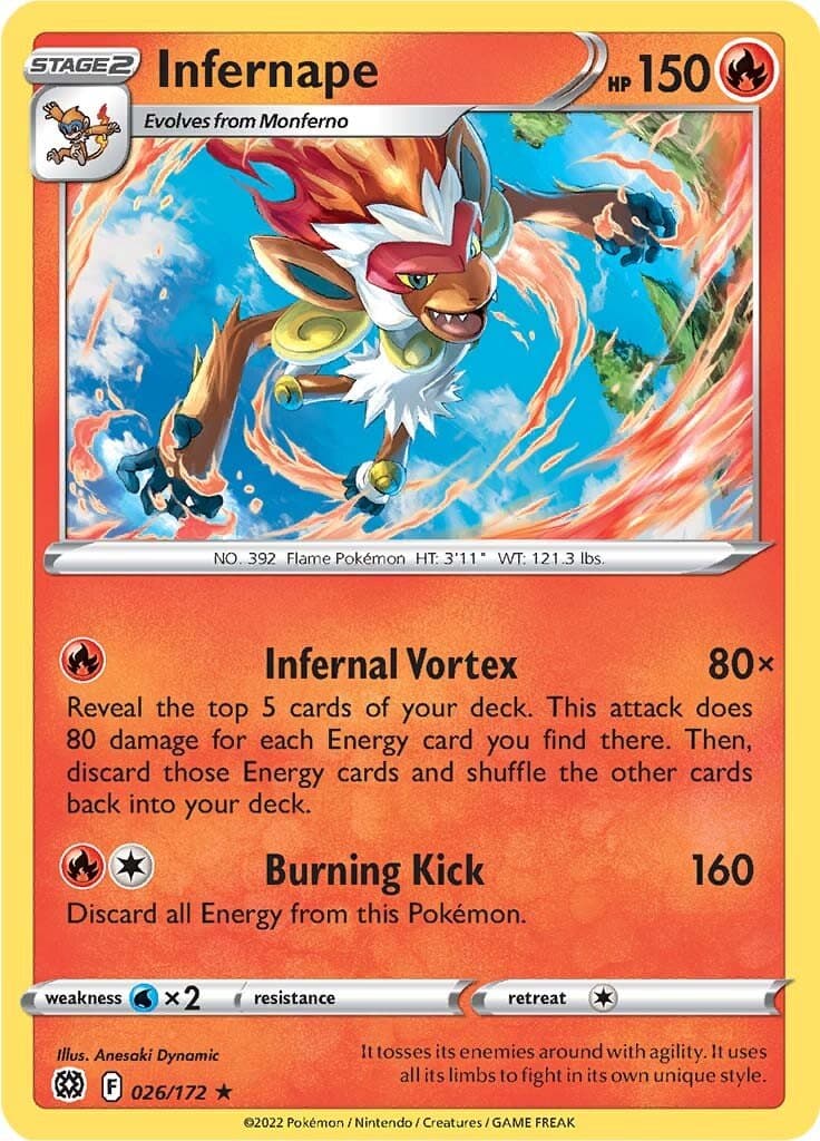 Brilliant Stars Infernape 026