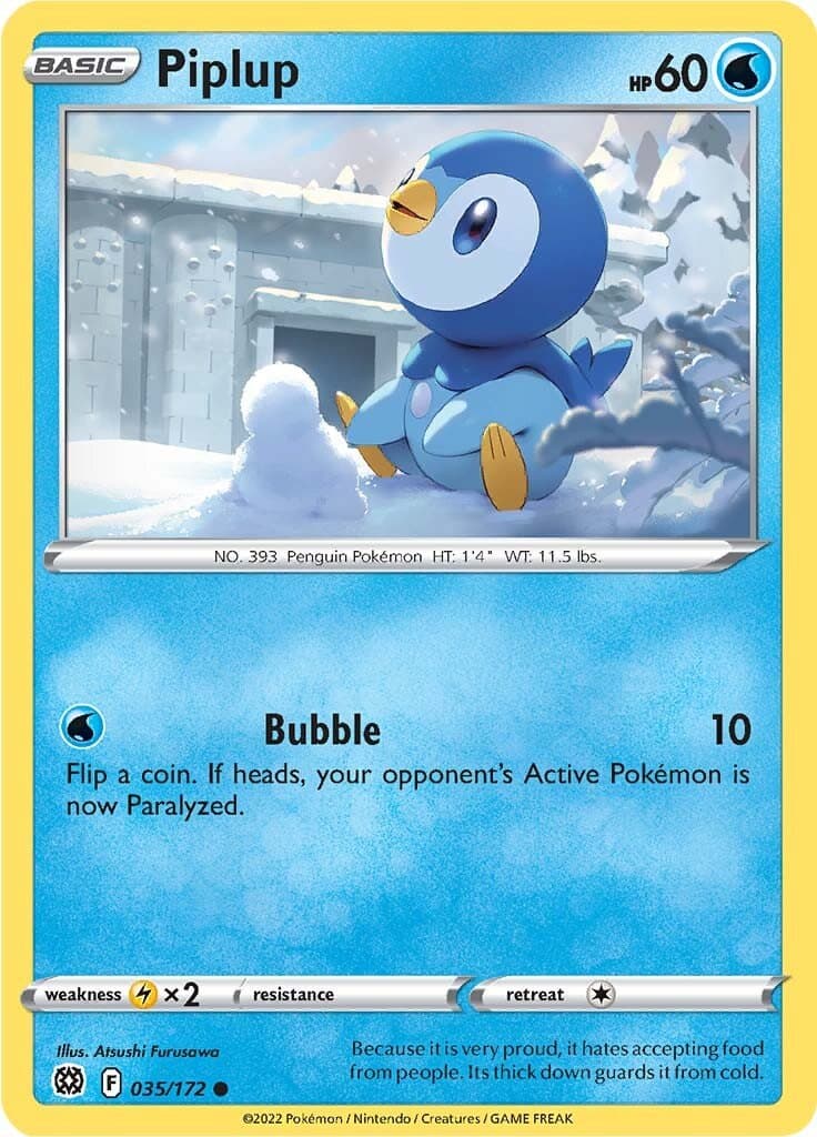 Brilliant Stars Piplup 035