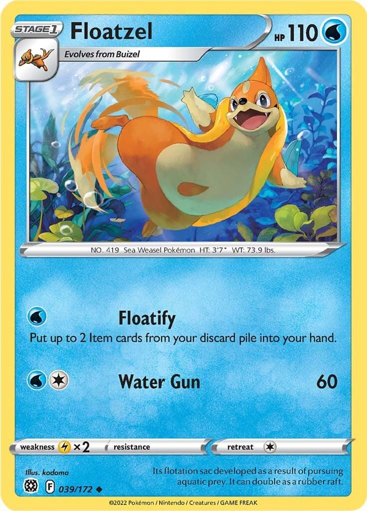 Brilliant Stars Floatzel 039