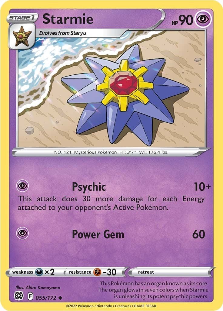 Brilliant Stars Starmie 055