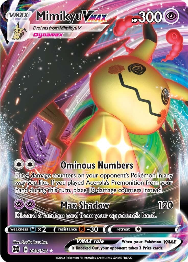 Brilliant Stars Mimikyu VMAX 069