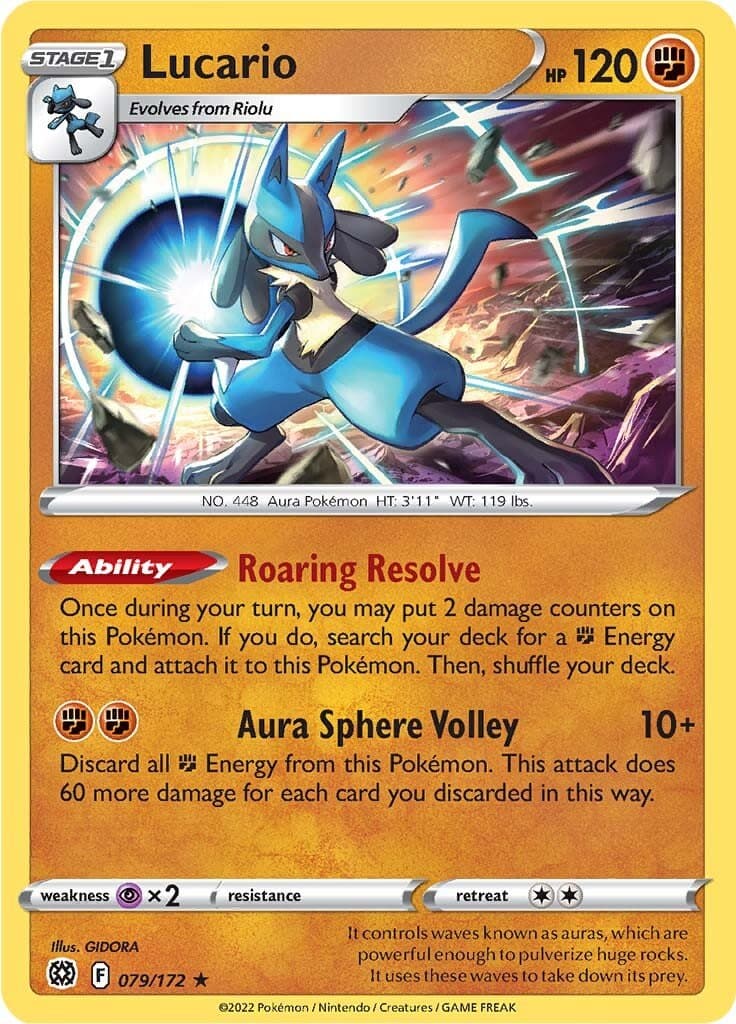 Brilliant Stars Lucario 079