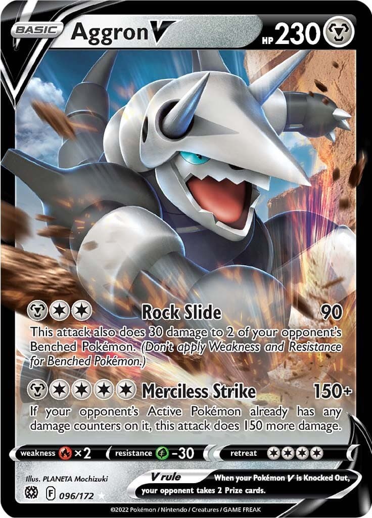 Brilliant Stars Aggron V 096