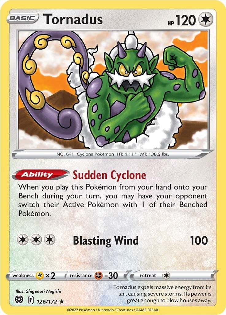 Brilliant Stars Tornadus 126