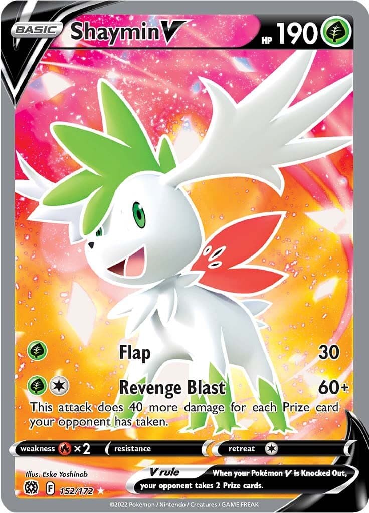 Brilliant Stars Shaymin V Full Art 152
