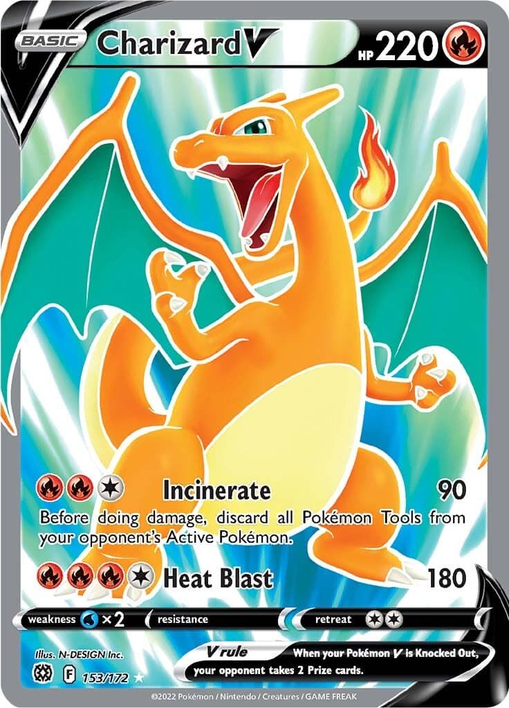 Brilliant Stars Charizard V Full Art 153
