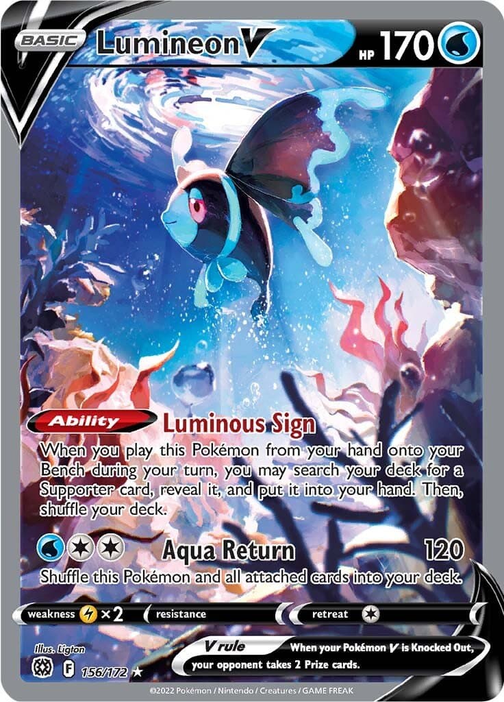 Brilliant Stars Lumineon V Alt Art 156