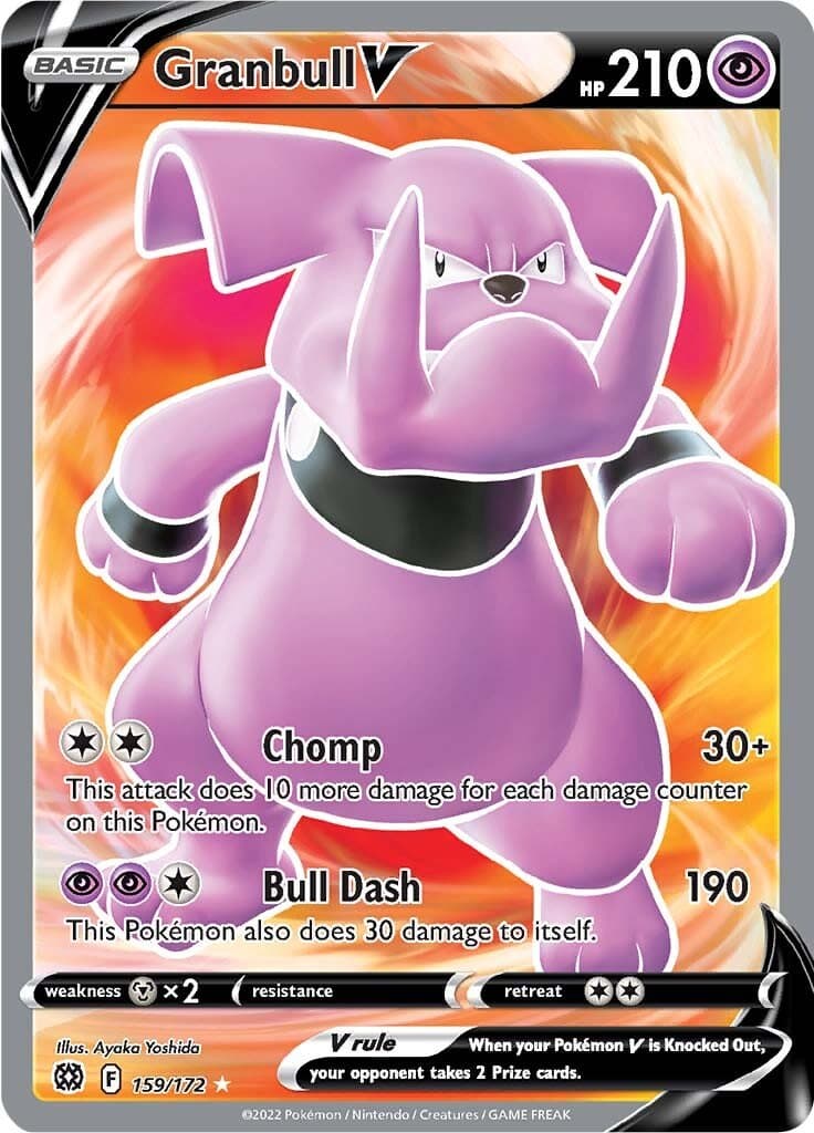 Brilliant Stars Granbull V Full Art 159