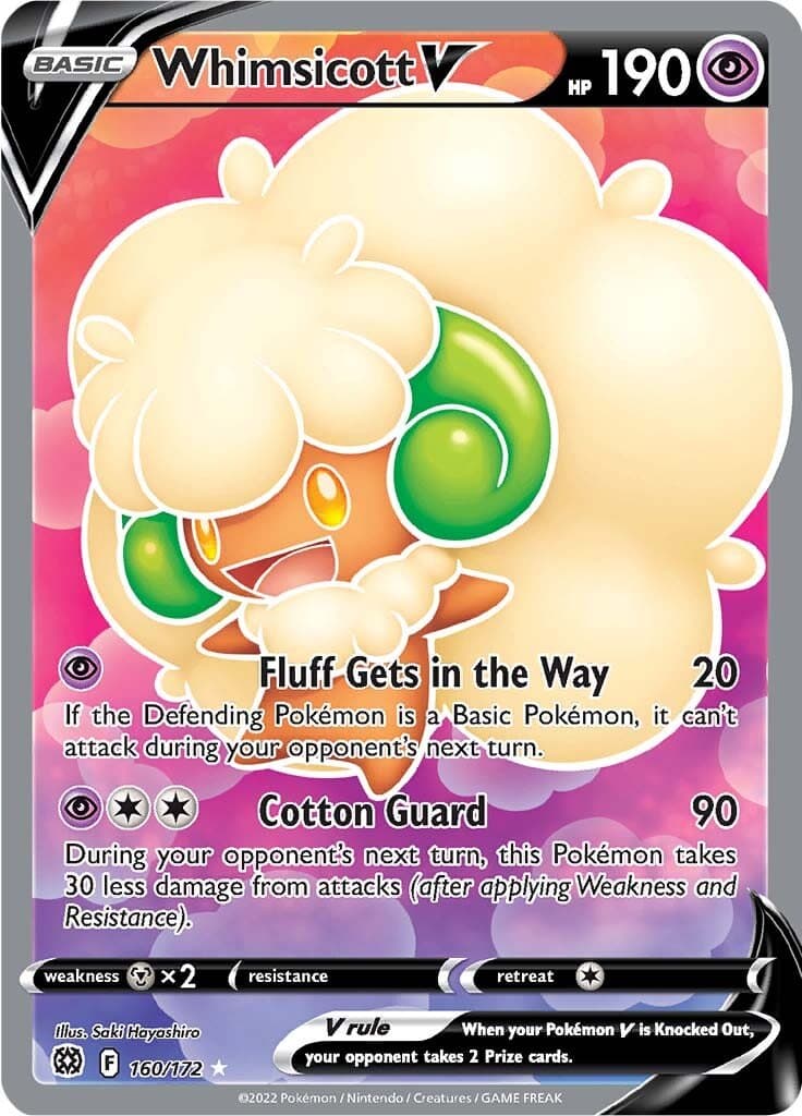 Brilliant Stars Whimsicott V Full Art 160