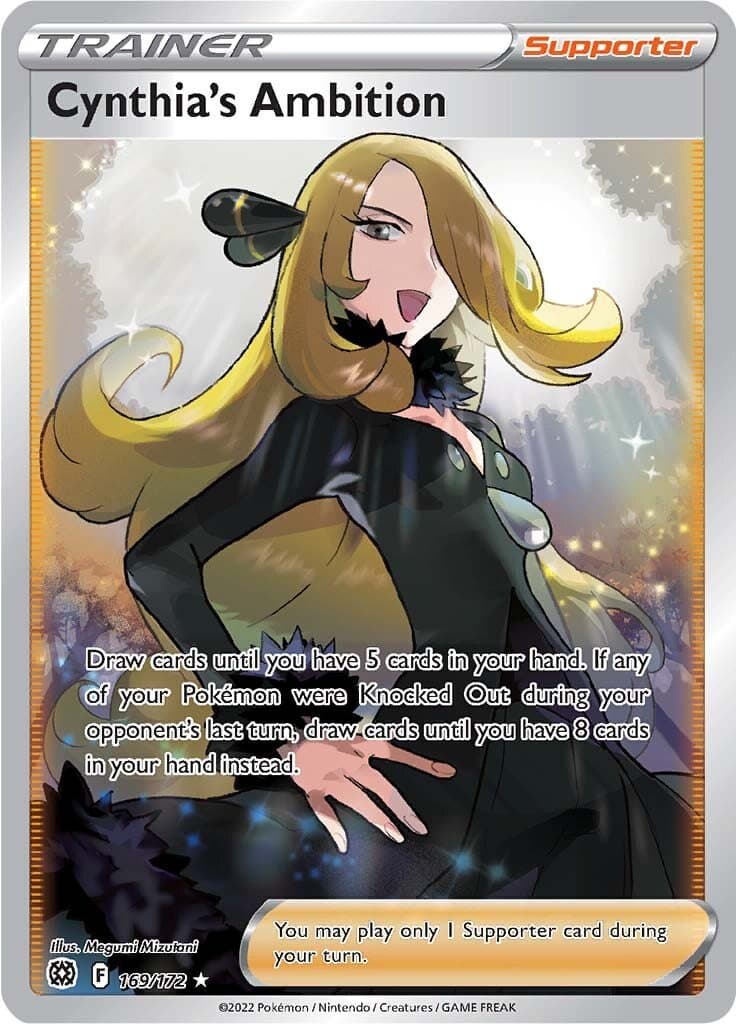 Brilliant Stars Cynthias Ambition Full Art 169