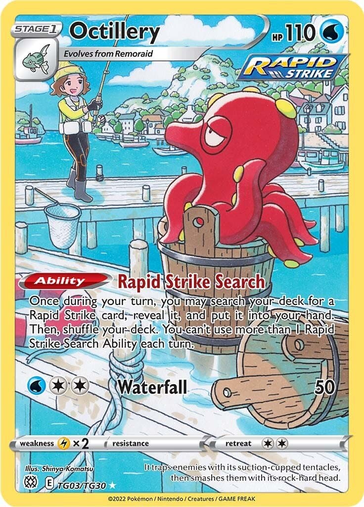 Brilliant Stars Trainer Subset Octillery TG03