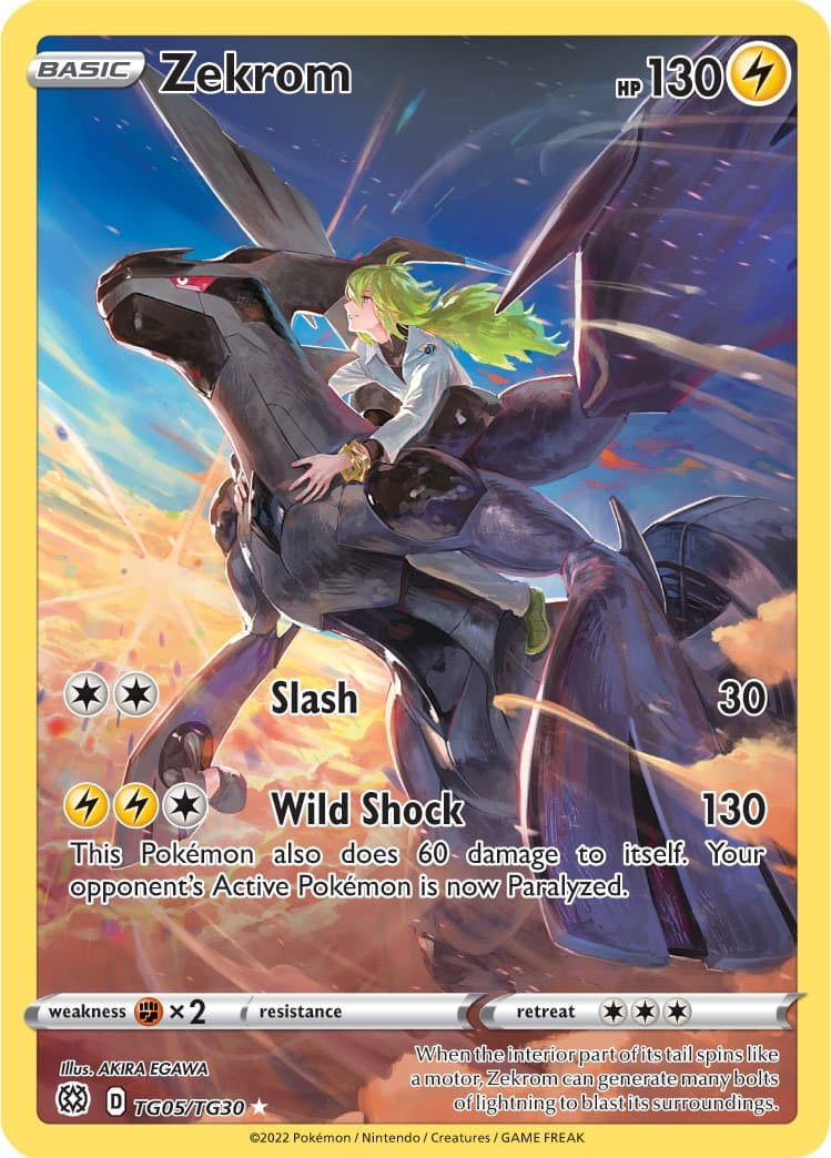 Brilliant Stars Trainer Subset Zekrom TG05