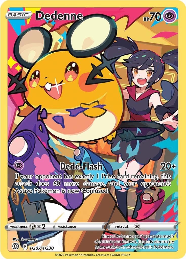 Brilliant Stars Trainer Subset Dedenne TG07