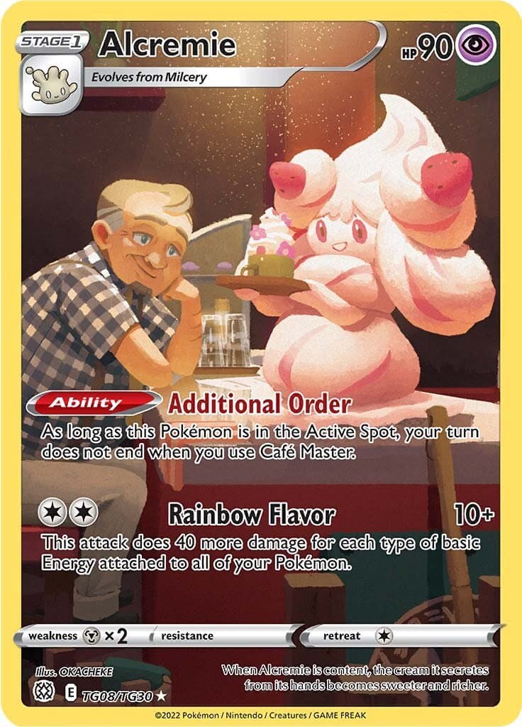 Brilliant Stars Trainer Subset Alcremie TG08