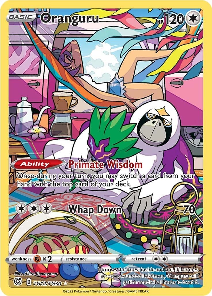 Brilliant Stars Trainer Subset Oranguru TG12