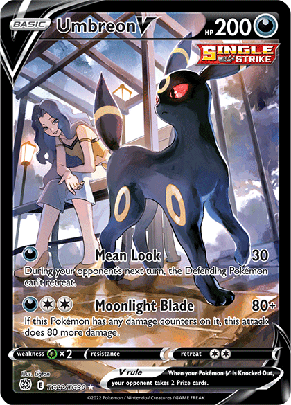 Brilliant Stars Trainer Subset Umbreon V TG22