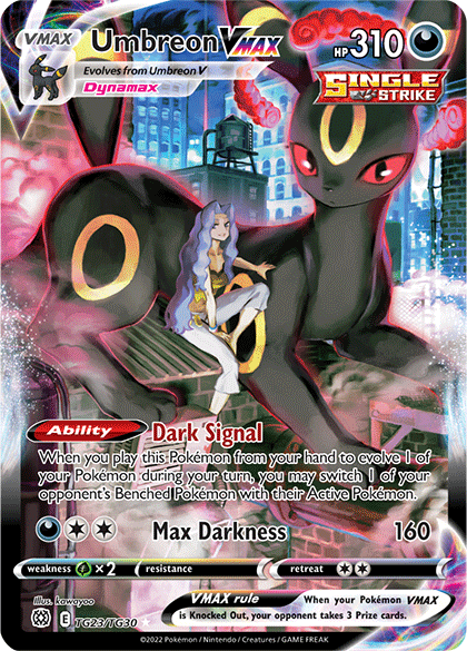 Brilliant Stars Trainer Subset Umbreon VMAX TG23
