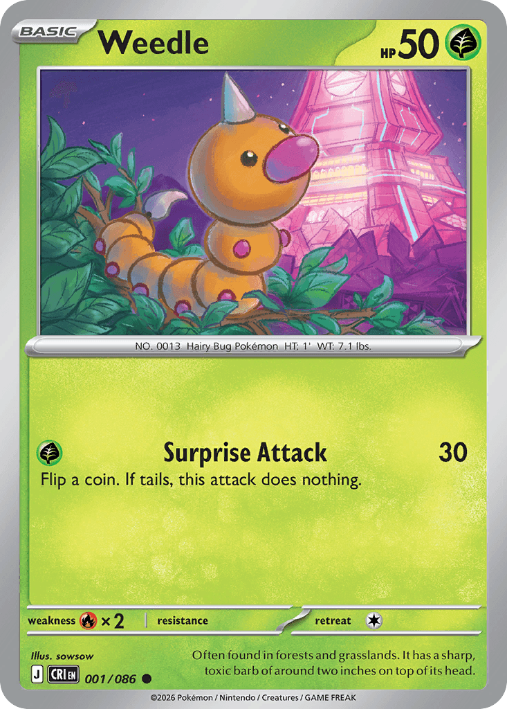 Chaos Rising Weedle