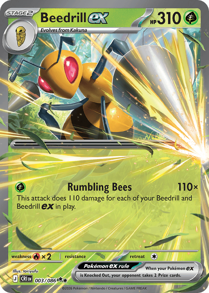 Chaos Rising Beedrill ex