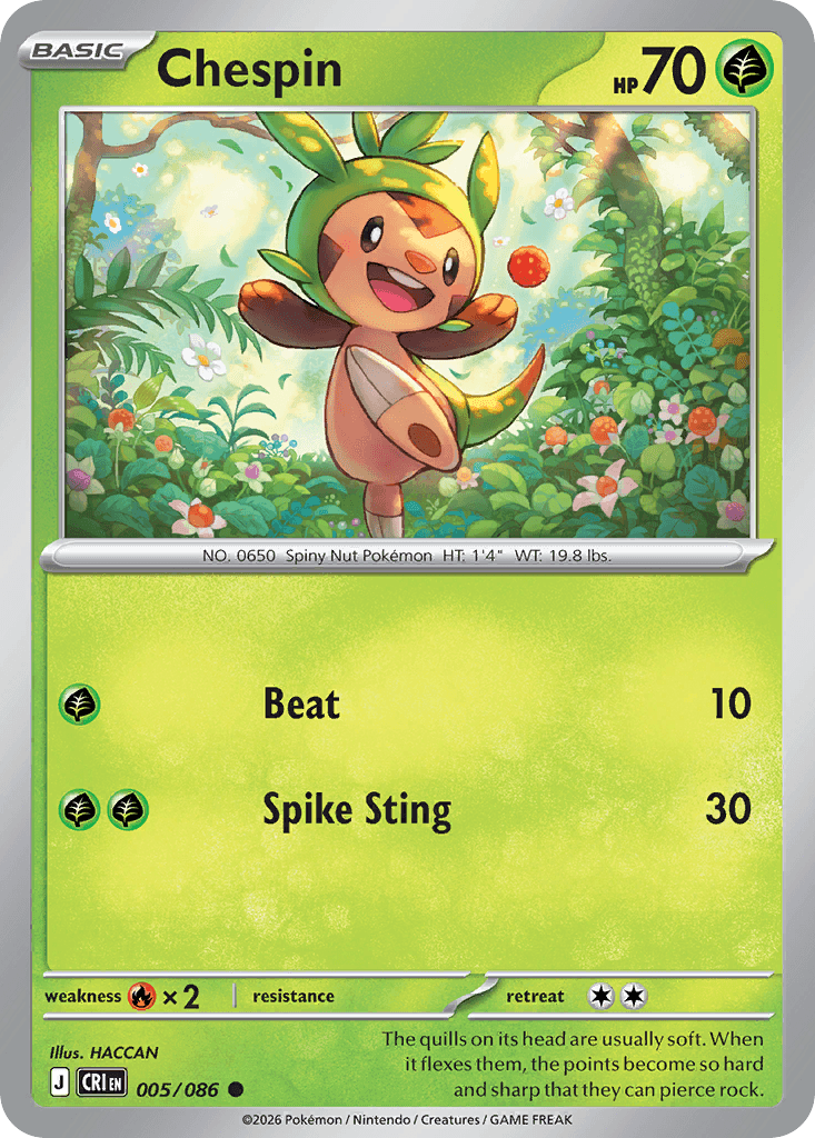 Chaos Rising Chespin
