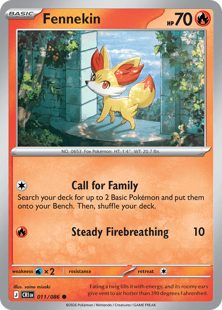 Chaos Rising Fennekin