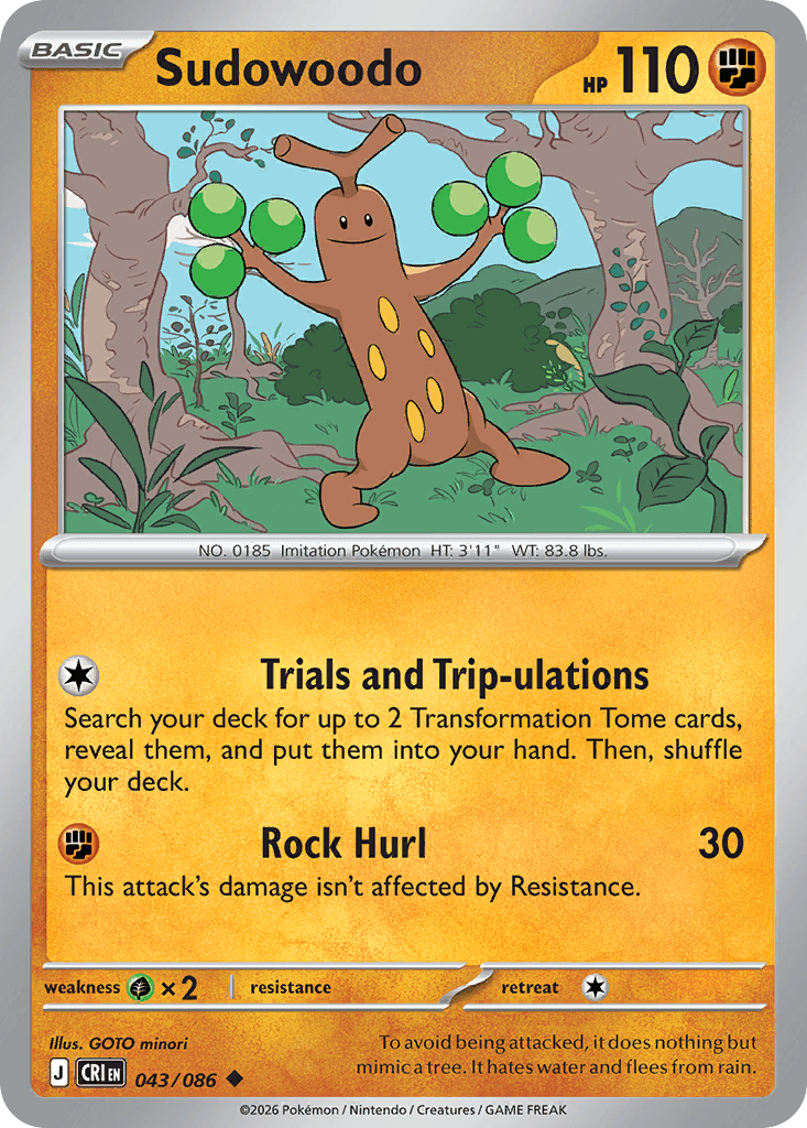 Chaos Rising Sudowoodo