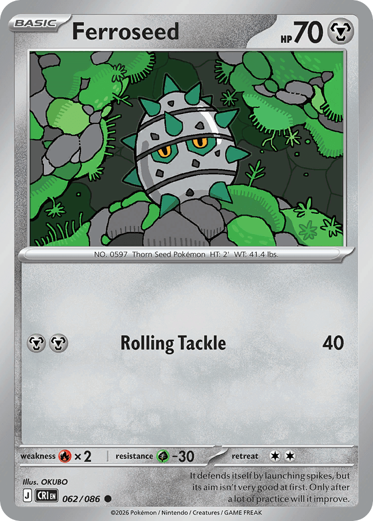Chaos Rising Ferroseed