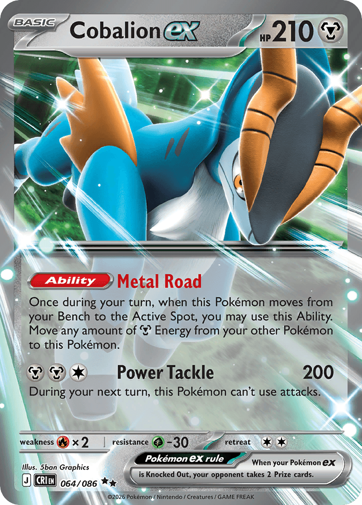 Chaos Rising Cobalion ex