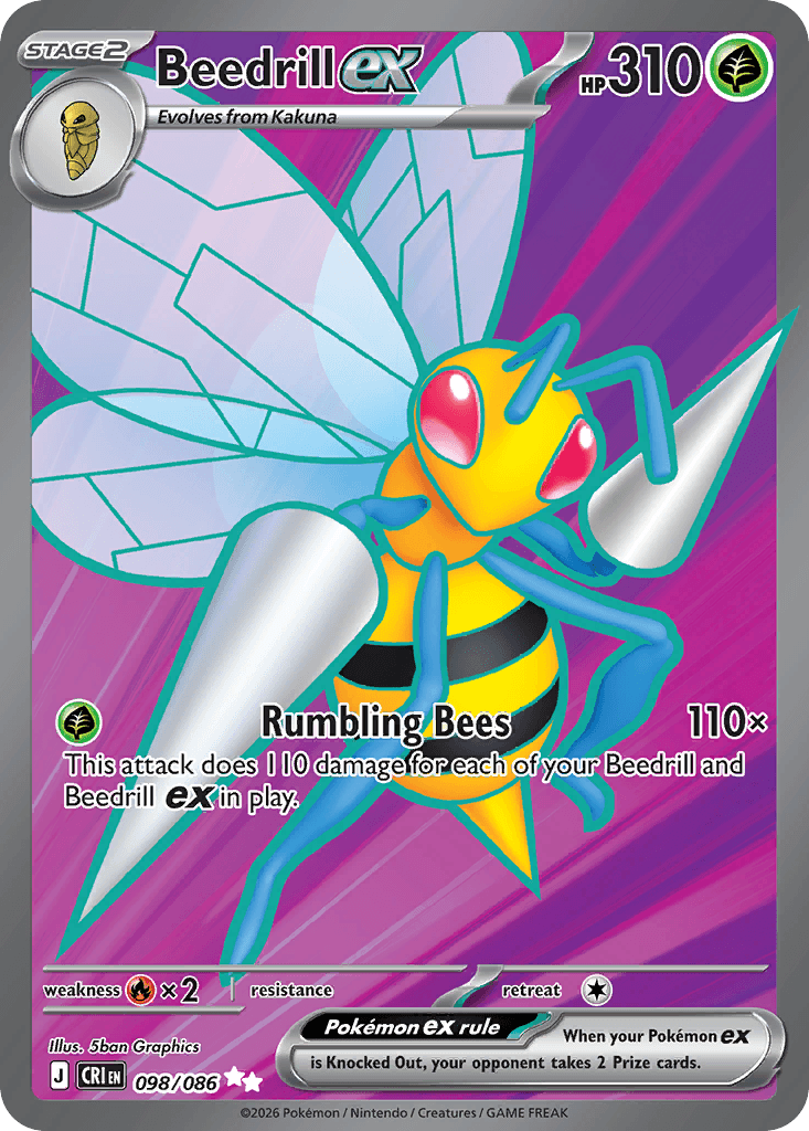 Chaos Rising Beedrill ex