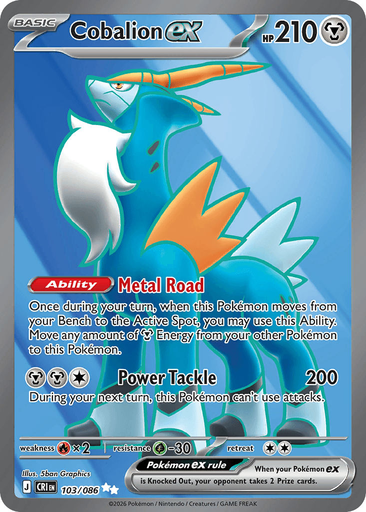 Chaos Rising Cobalion ex
