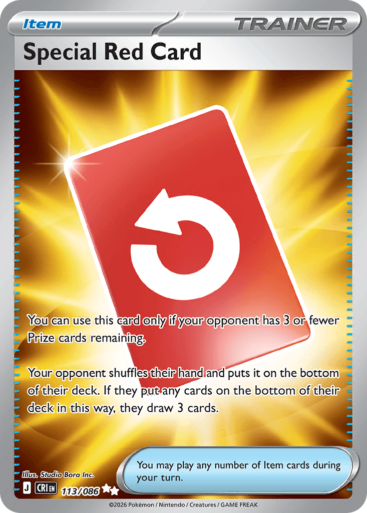 Chaos Rising Special Red Card